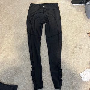 lulu lemon dark grey leggings
